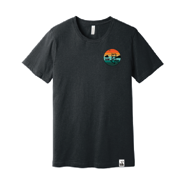 front of Sunset Serenity Short Sleeve T-shirt gray